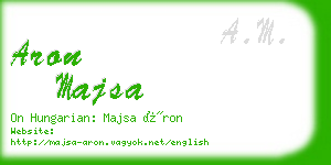 aron majsa business card